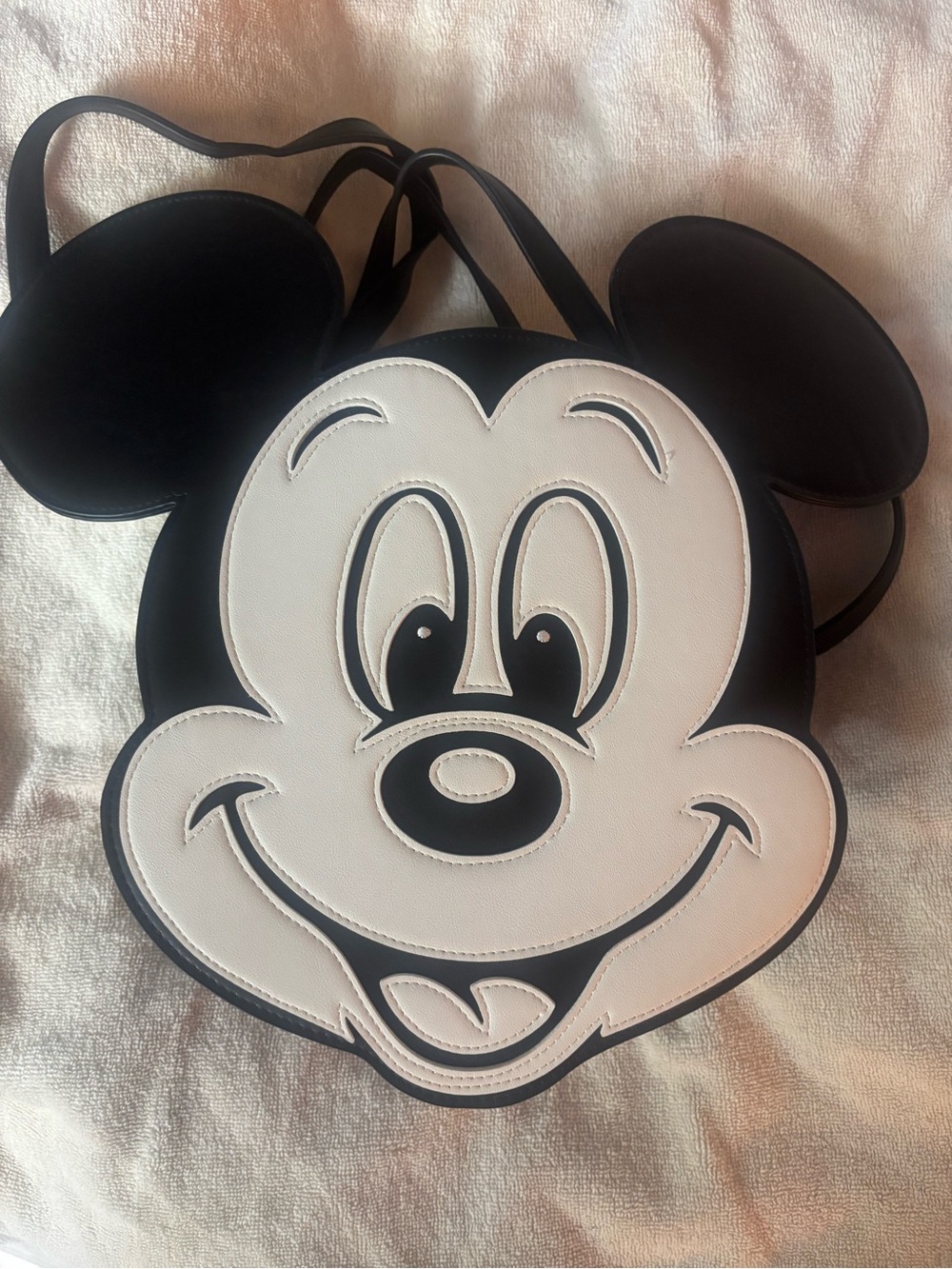 Disney Black and White Mickey Mouse Crossbody Bag